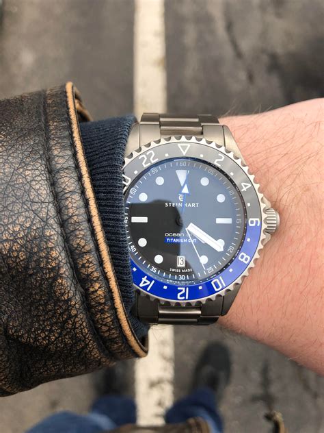 titanium gmt watch.